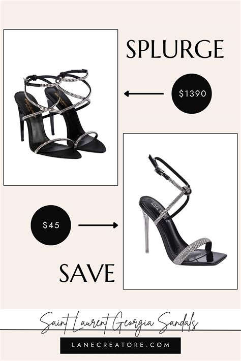 ysl black heels dupe